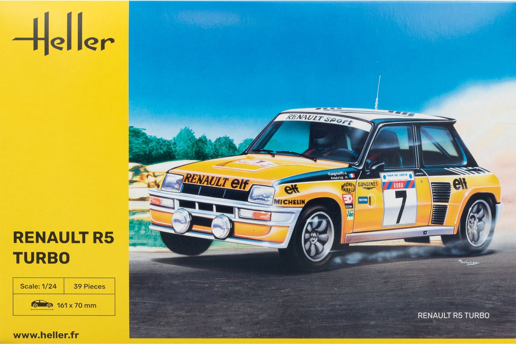 Heller HE80717 Renault R5 Turbo, model kit