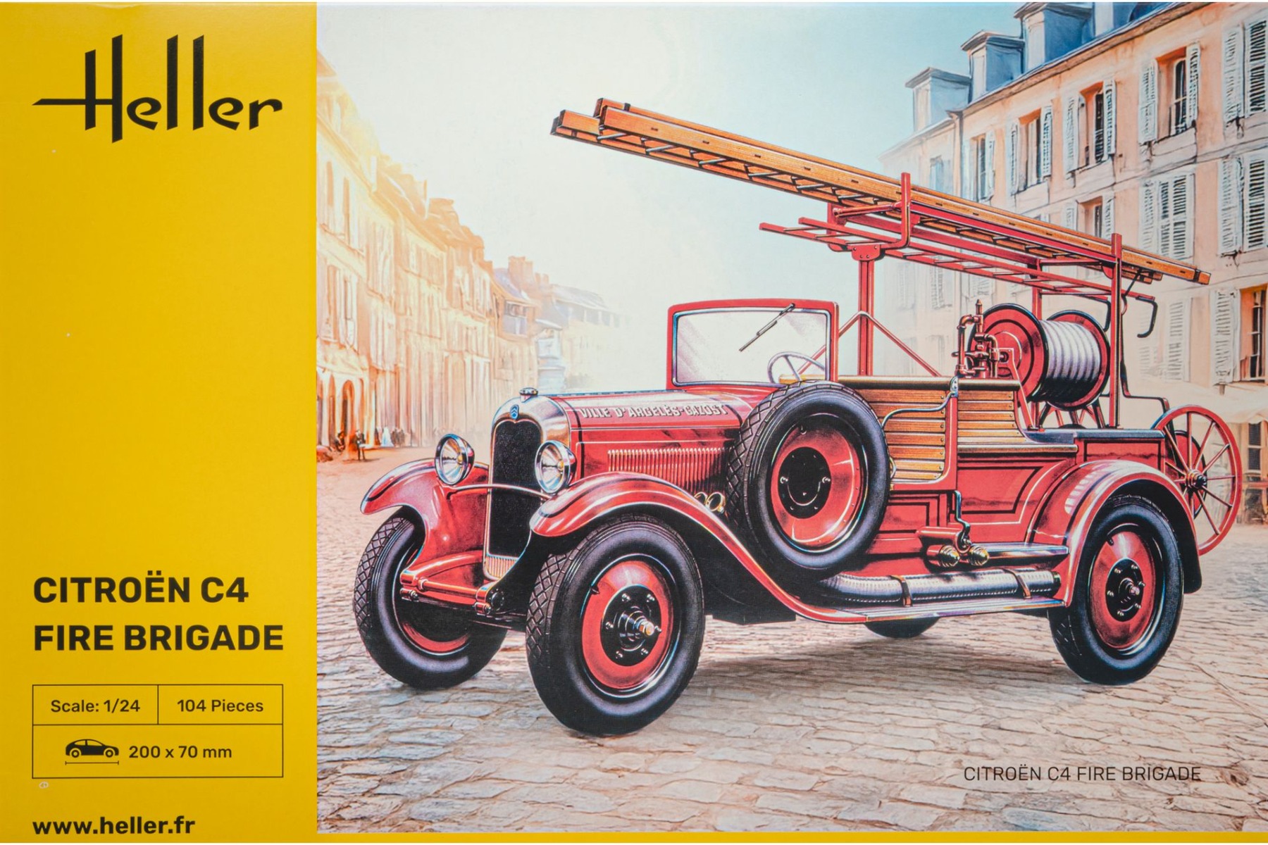 Heller HE80733 Citroen C4 Fire Brigade, model kit