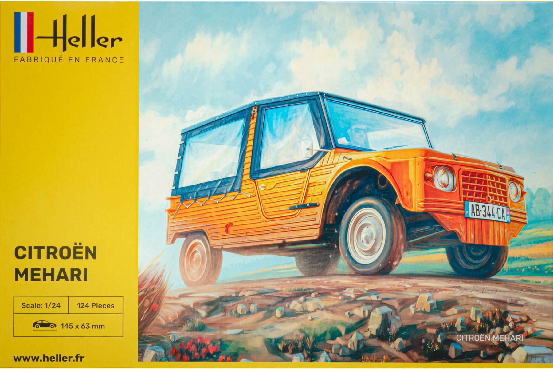 Heller HE80760 Citroën Mehari, model kit