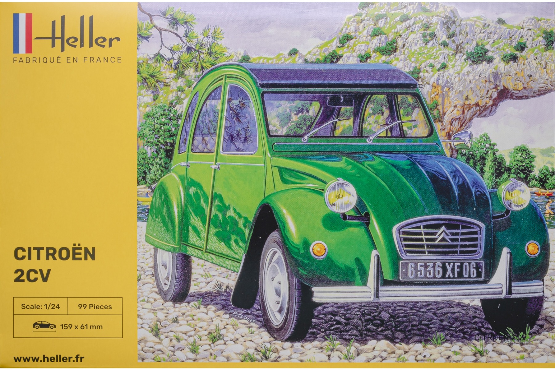 Heller HE80765 Citroën 2CV, model kit