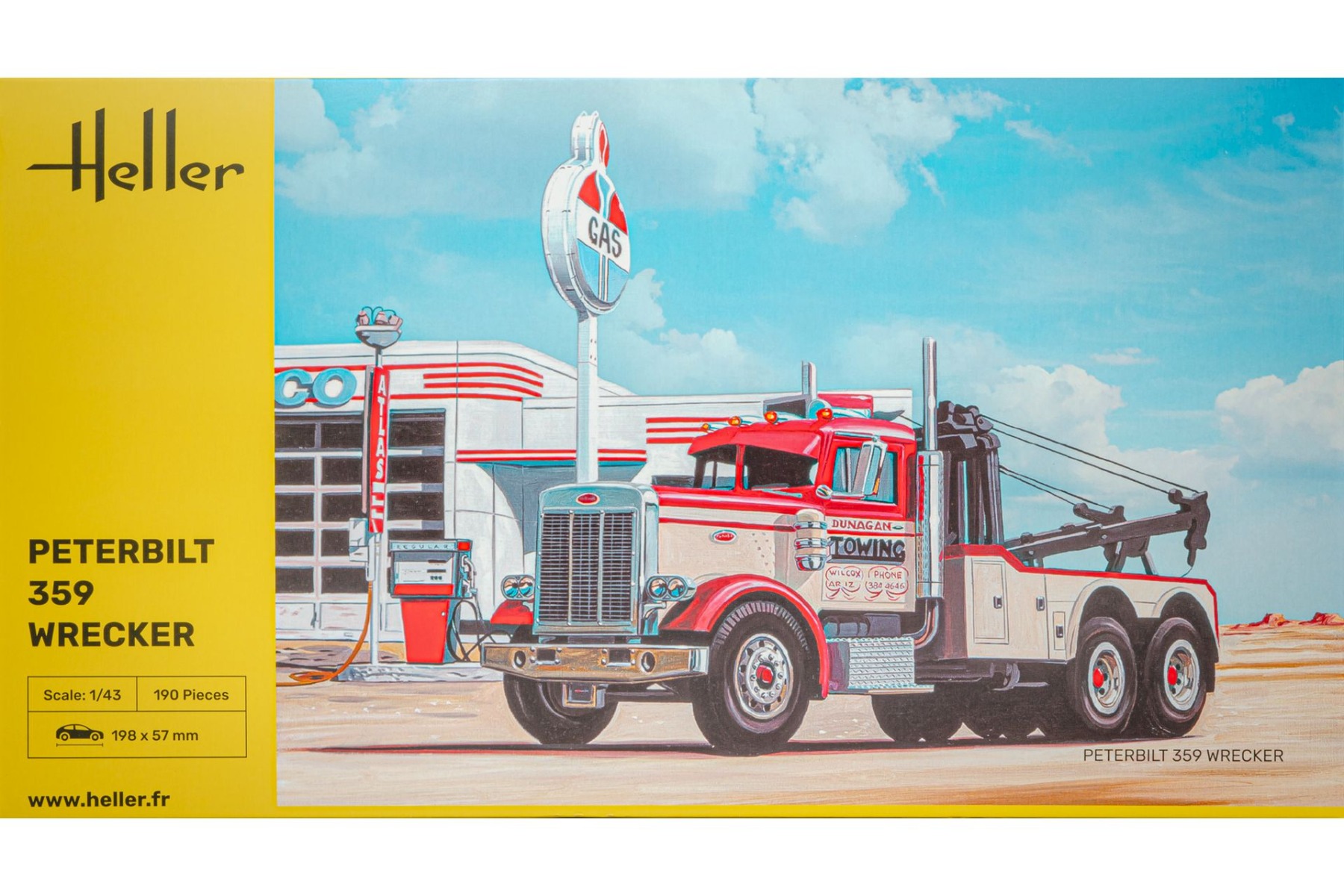 Heller HE80794 Peterbilt 359 Wrecker, model kit