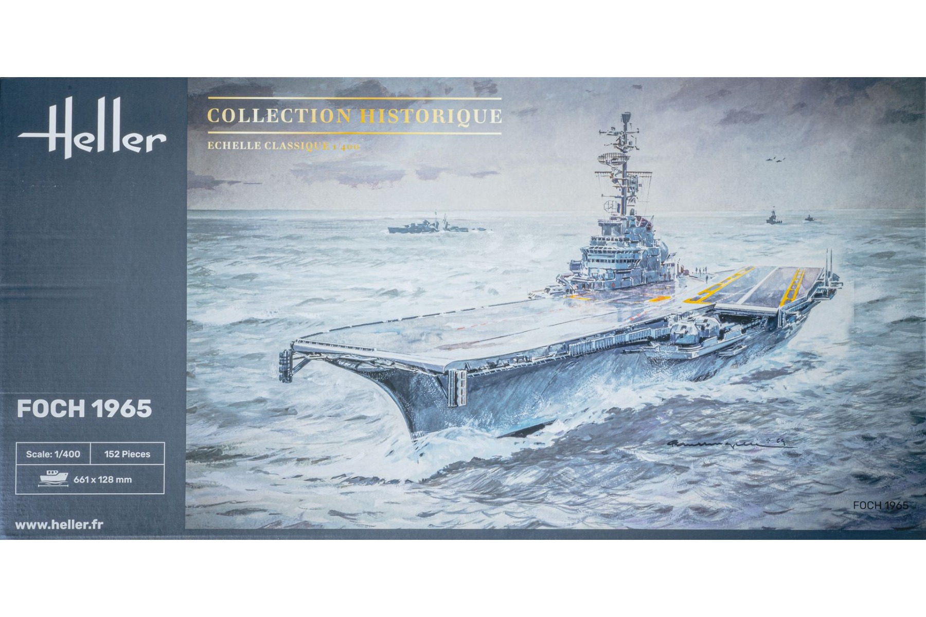 Heller HE81071 Aircraft carrier / Porte-Avions 
