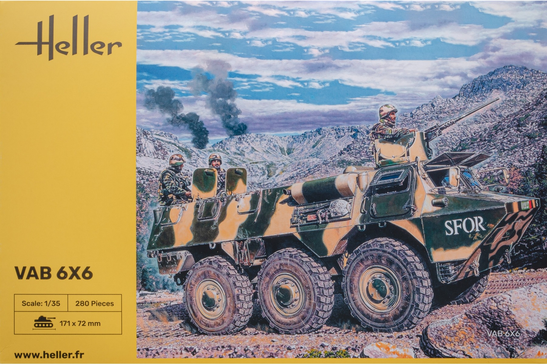 Heller HE81141 VAB 6x6 APF, model kit