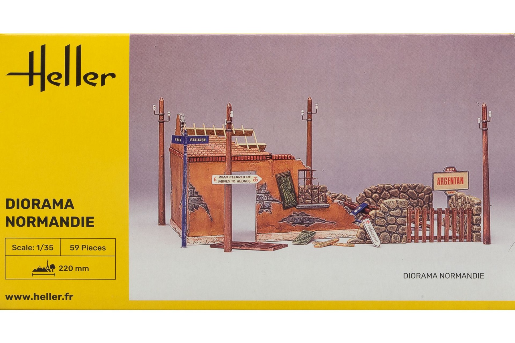 Heller HE81250 Diorama Normandie, model kit