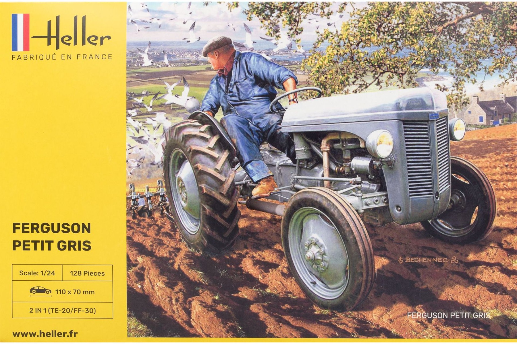 Heller HE81401 Ferguson Petit Gris (2-in-1 TE-20/FF-30), model kit