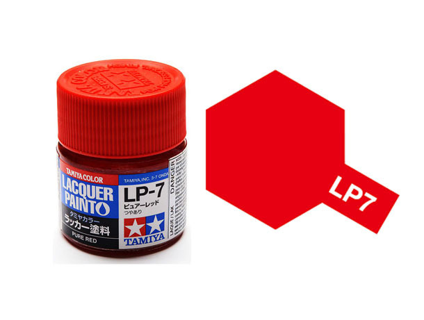 Tamiya TA82107 Lacquer Paint LP-7 /Pure Red/ 10ml