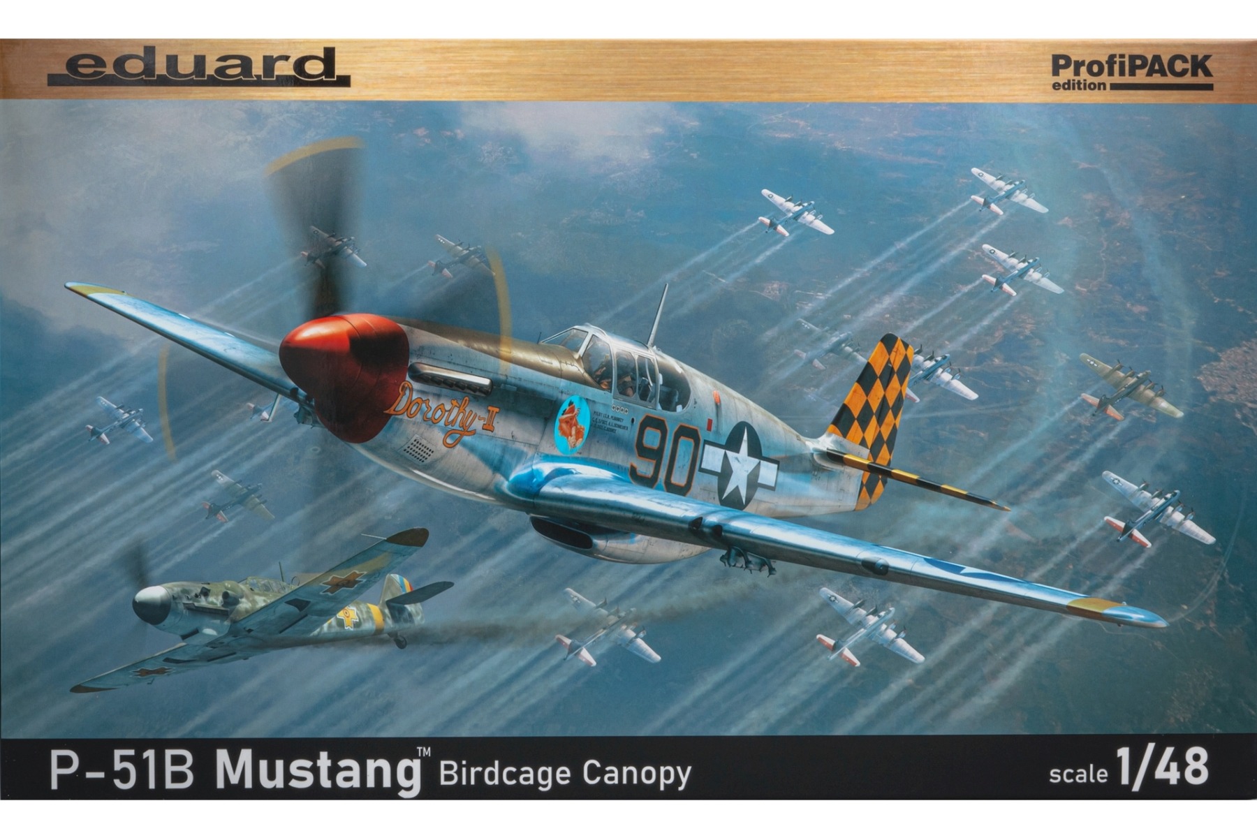 Eduard 82107 P-51B Mustang Birdcage Canopy, ProfiPACK Edition, model kit
