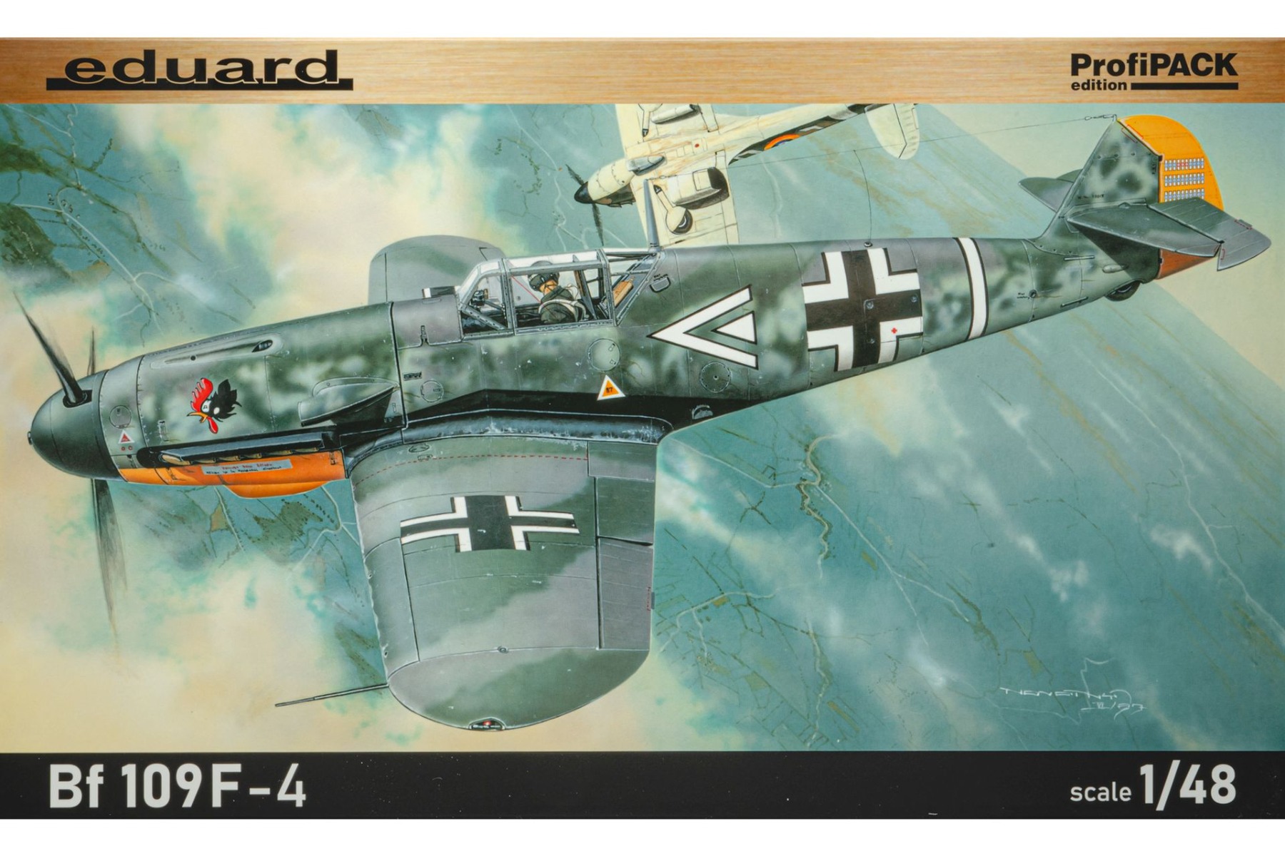 Eduard 82114 Bf 109F-4 ProfiPack edition, model kit