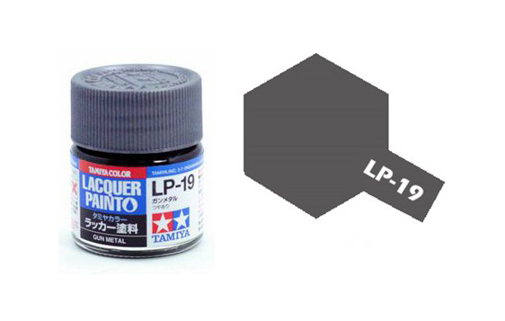 Tamiya TA82119 Lacquer Paint LP-19 /Gun Metal/ 10ml