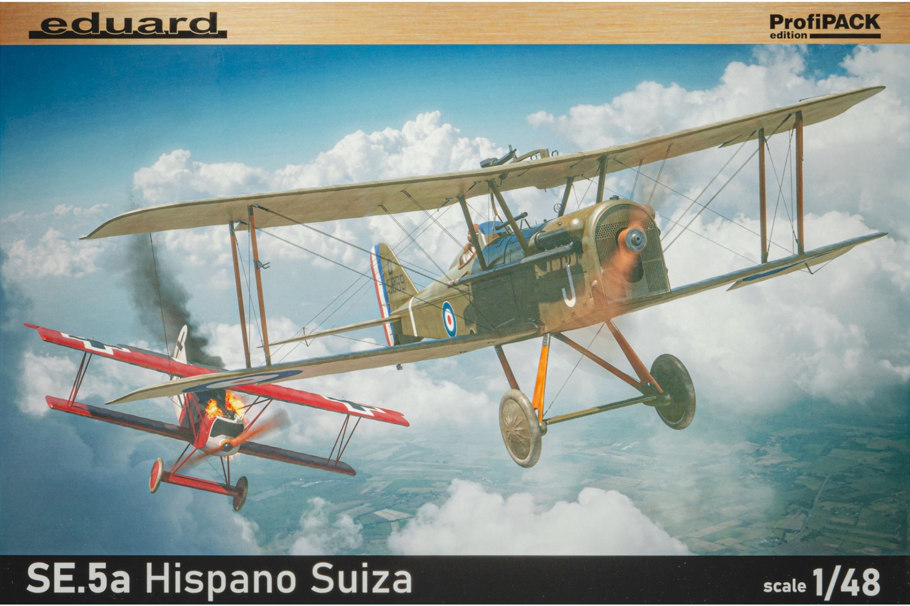 Eduard 82132 SE.5a Hispano Suiza, ProfiPACK Edition, model kit