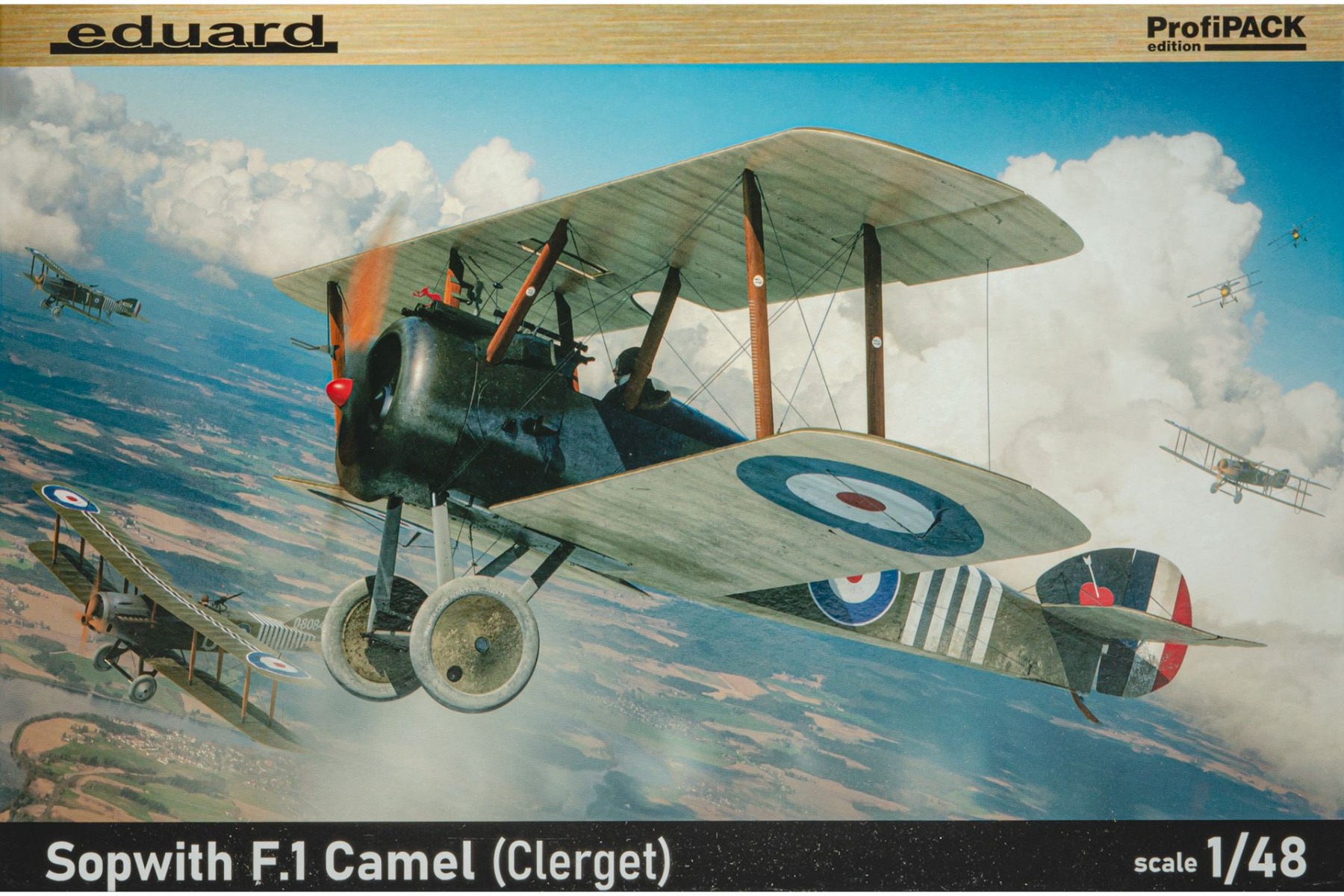 Eduard 82172 Sopwith F.1 Camel (Clerget), ProfiPACK Edition, model kit