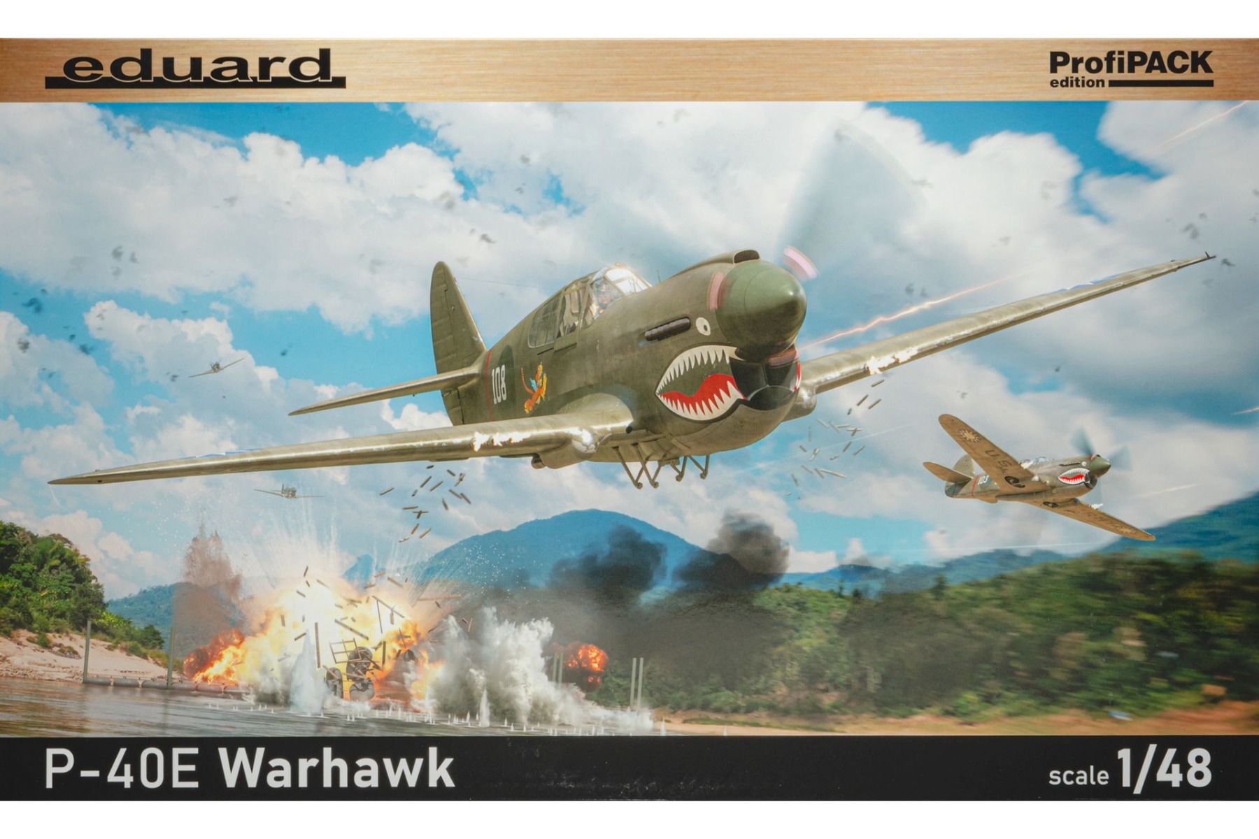 Eduard 82241 P-40E Warhawk, Profipack edition, model kit