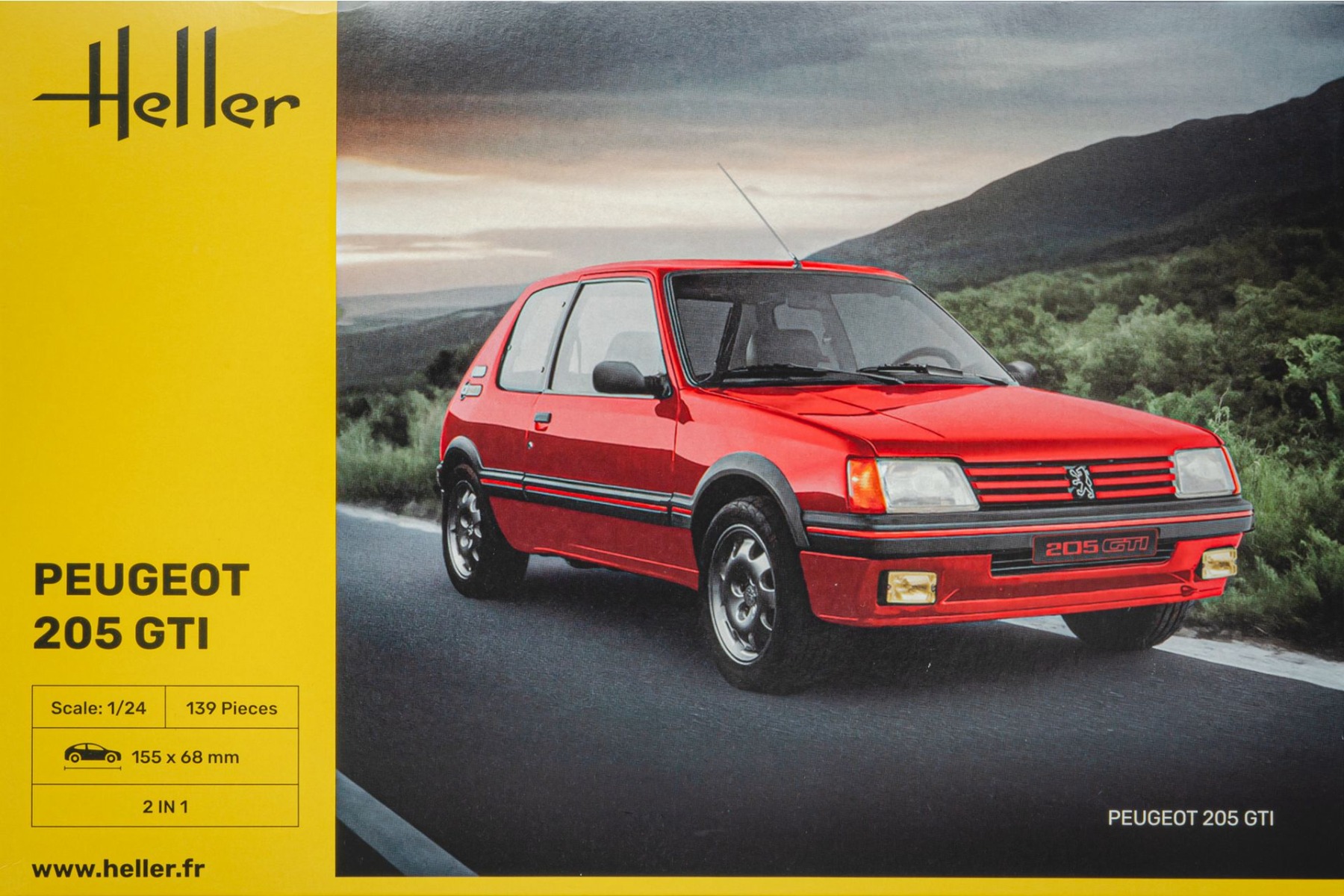 Heller HE82705 Peugeot 205 GTI, model kit