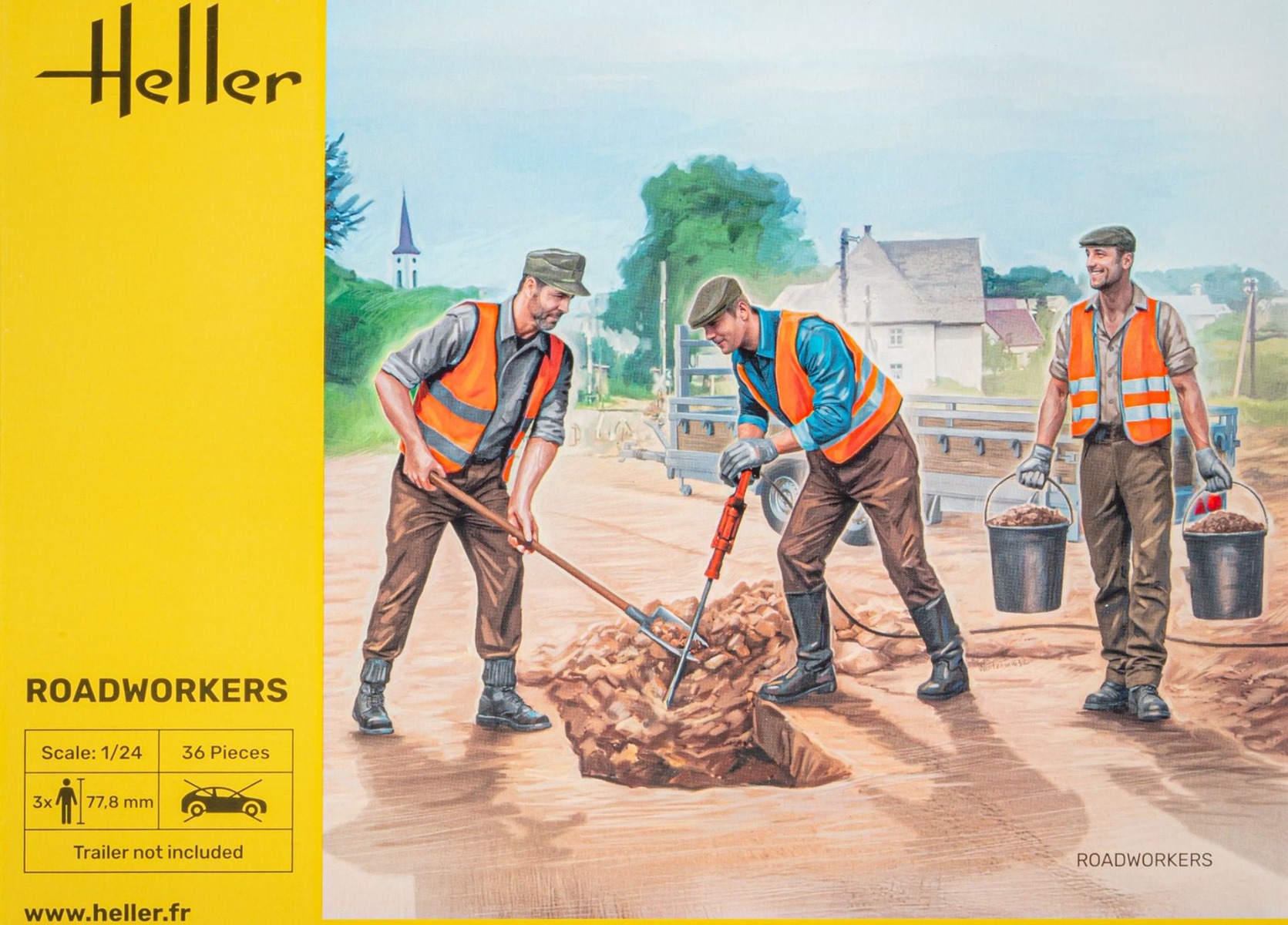 Heller HE82754 Road Workers, figurines