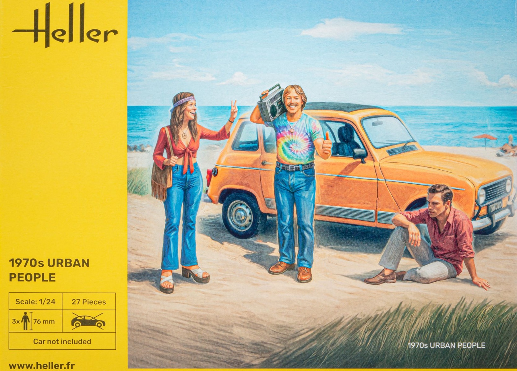 Heller HE82757 1970s Urban People, figurines