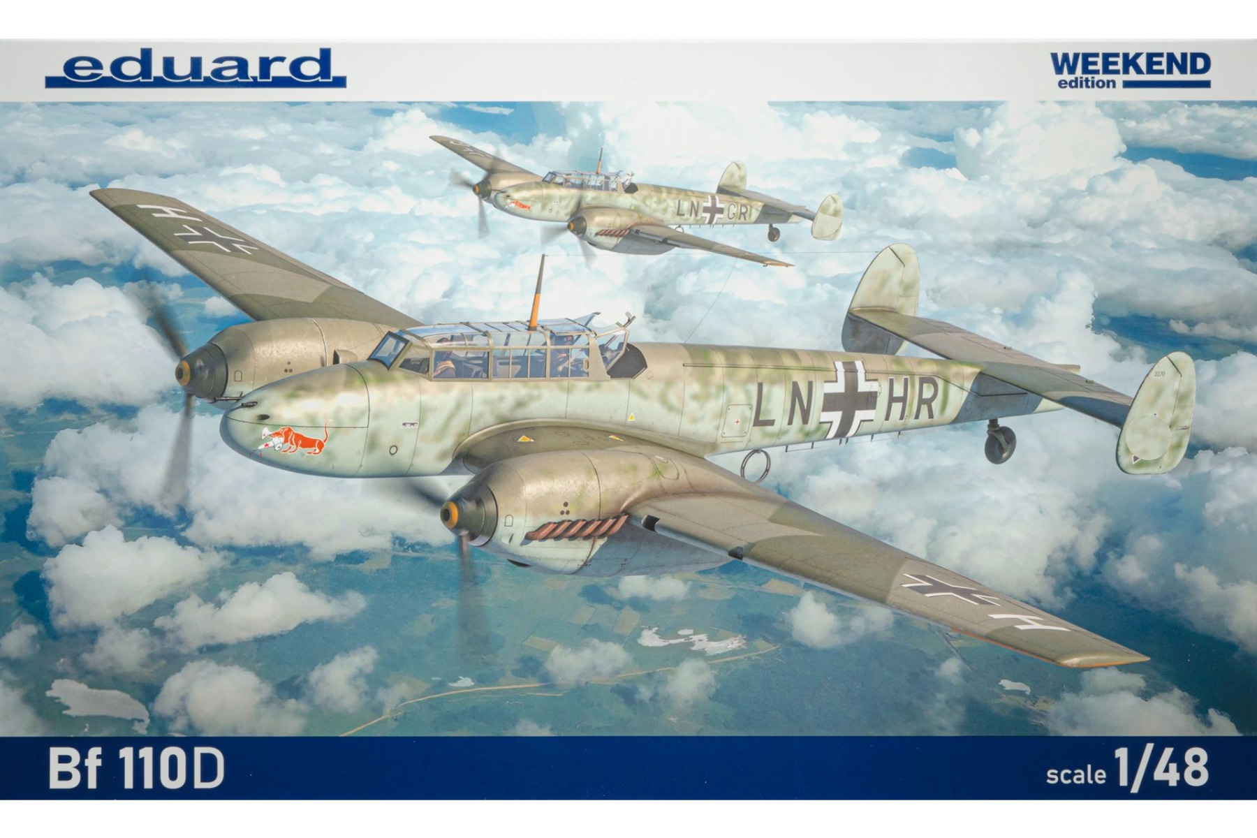 Eduard 8409 Bf 110D, Weekend Edition, model kit