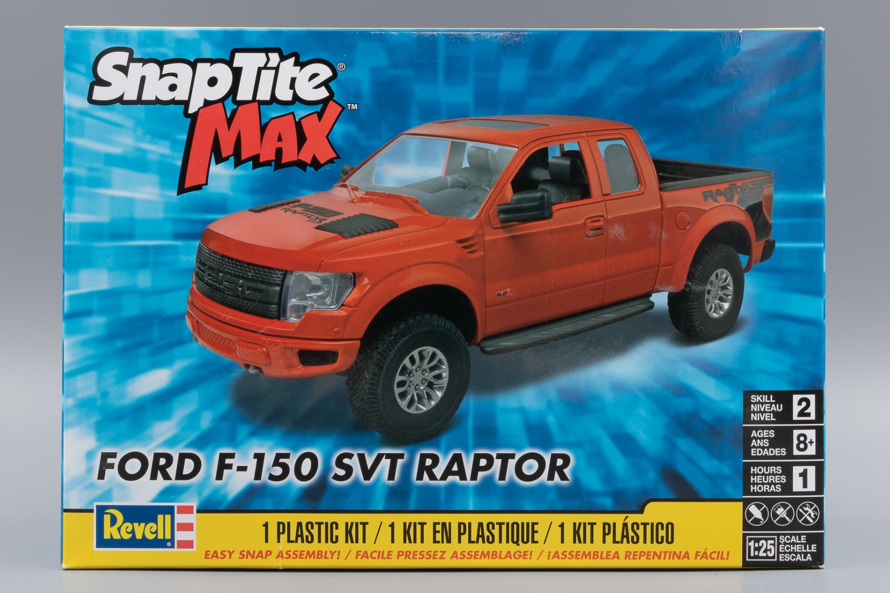 Revell RE11233/85-1233 FORD F-150 SVT Raptor, snap-tite kit