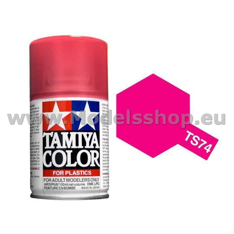 Tamiya TA85074 TS-74 Clear Red 100ml spray