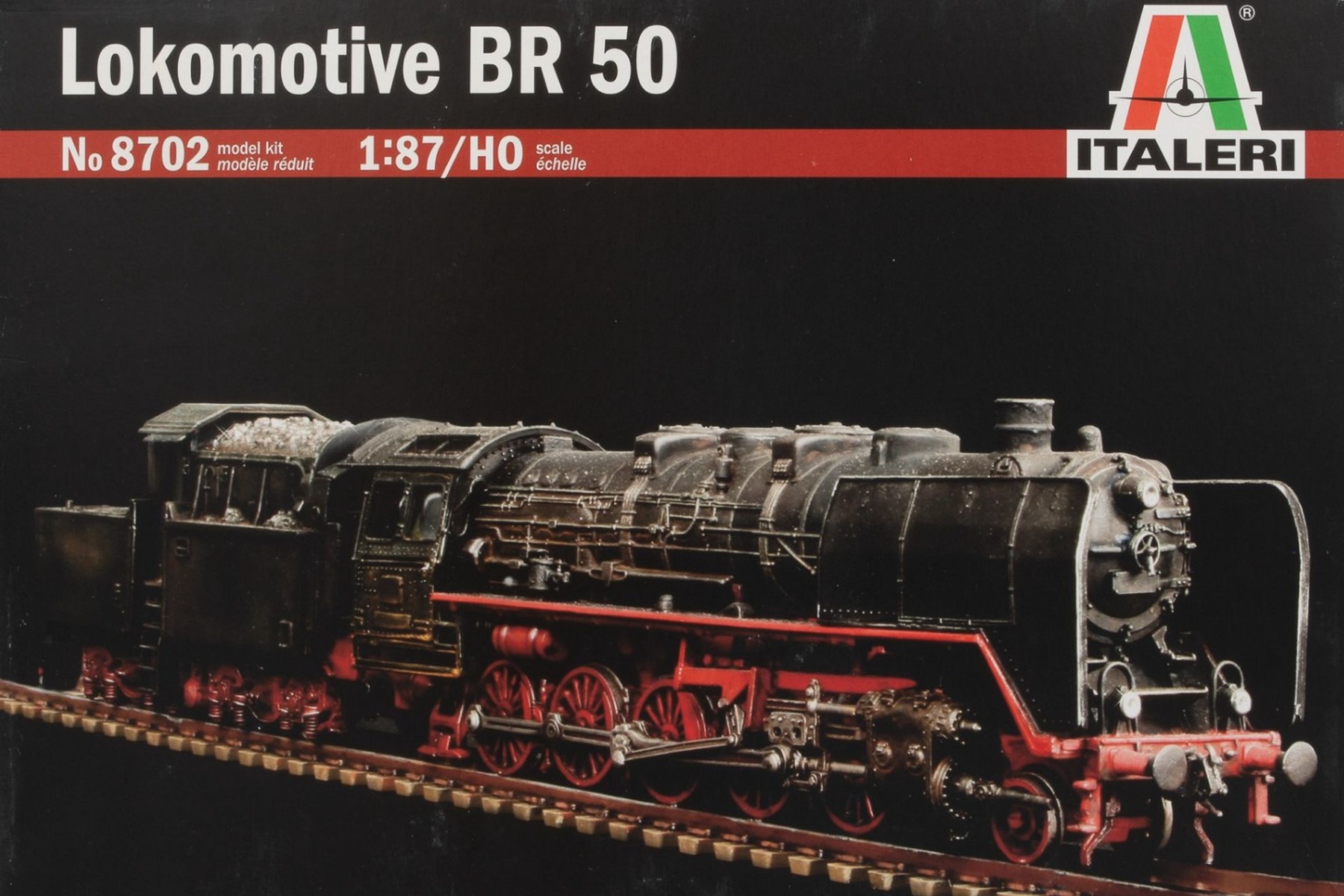 Italeri IT8702 Steam Locomotive BR50, (H0), model kit