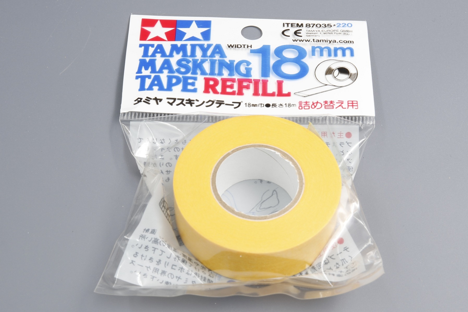 Tamiya TA87035 Masking Tape 18mm, Refill