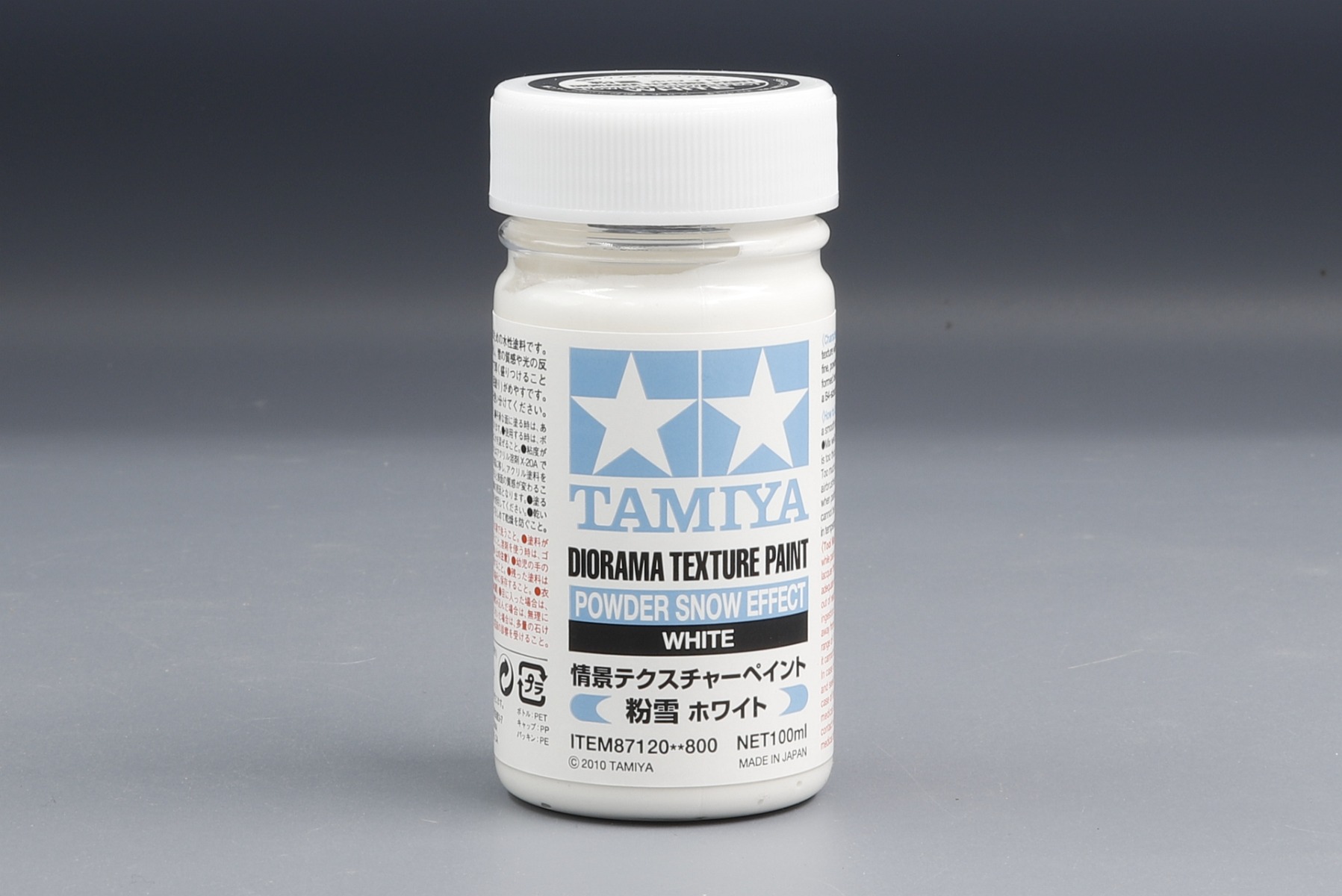 Tamiya TA87120 Diorama Texture Paint - Powder Snow Effect - White, 100ml