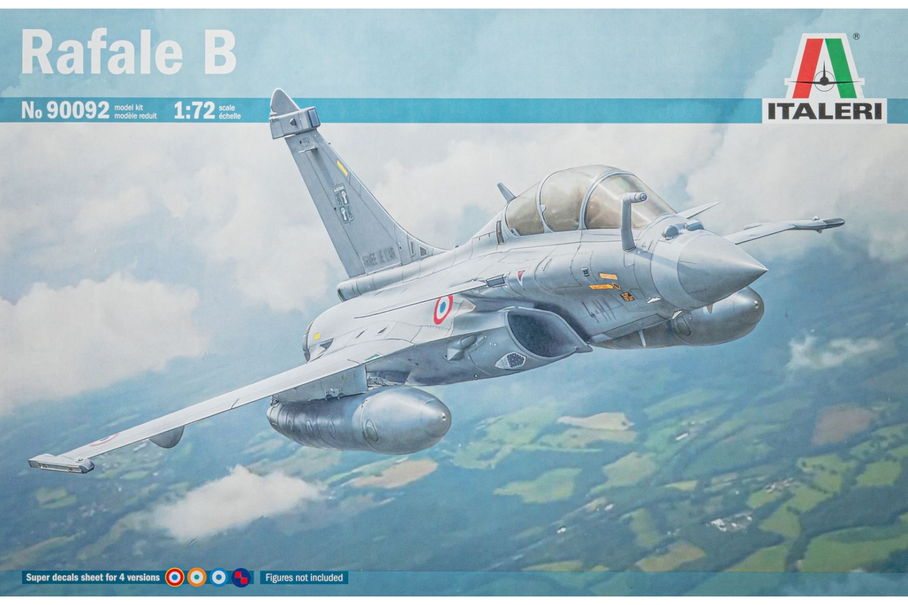 Italeri IT90092 Dassault Rafale B, model kit