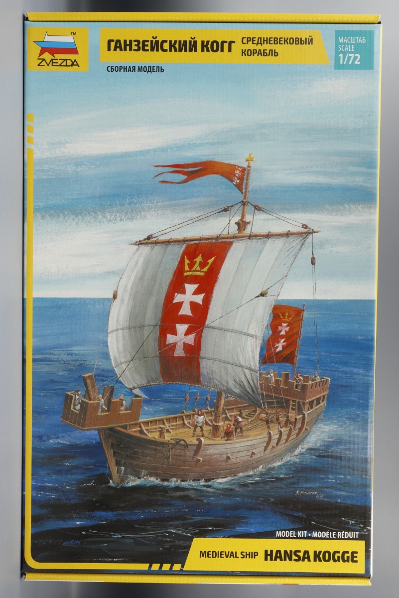 Zvezda ZV9018 Medieval ship Hansa Kogge