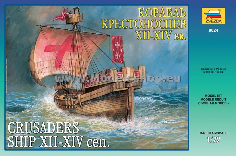 Zvezda ZV9024 Crusaders Ship XII - XIV B.C., model kit