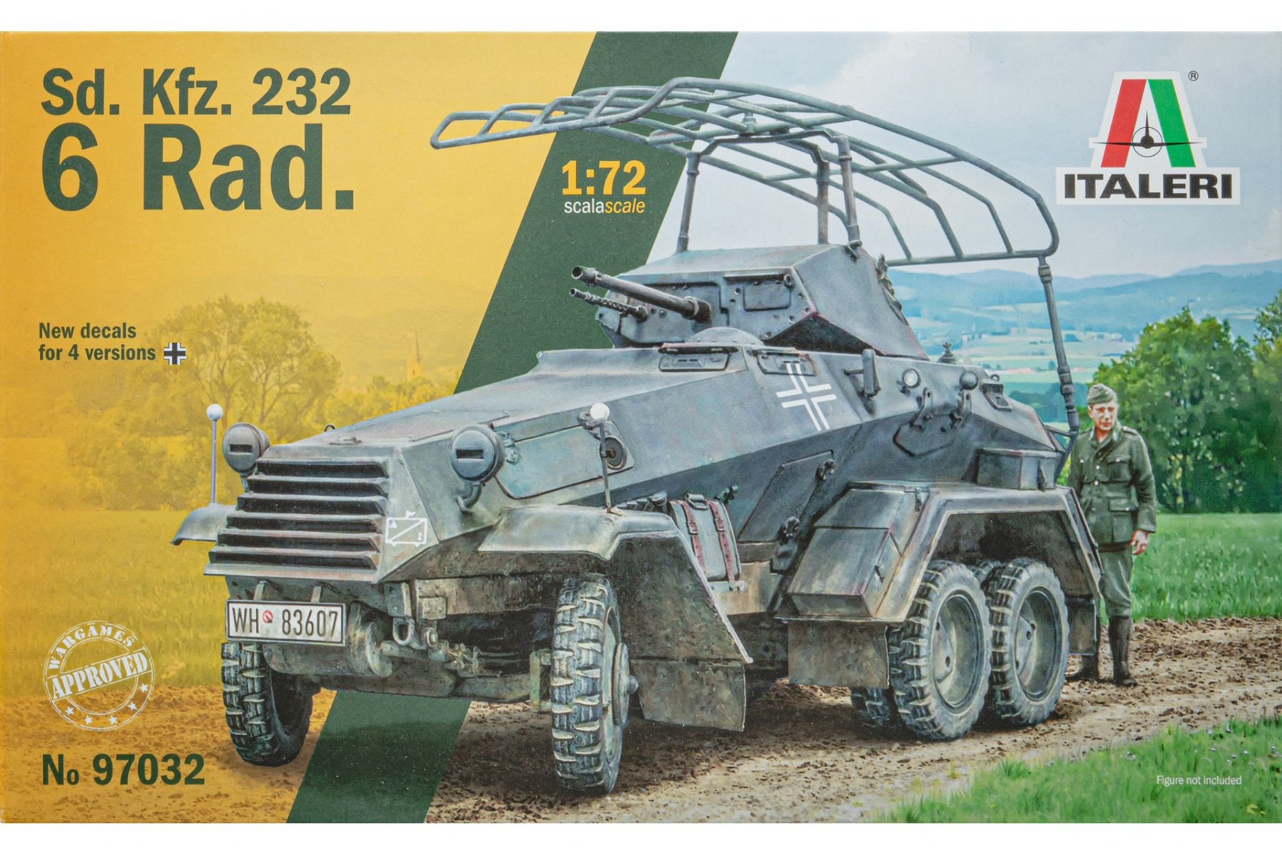 Italeri IT97032 Sd.Kfz. 232 6-Rad, model kit
