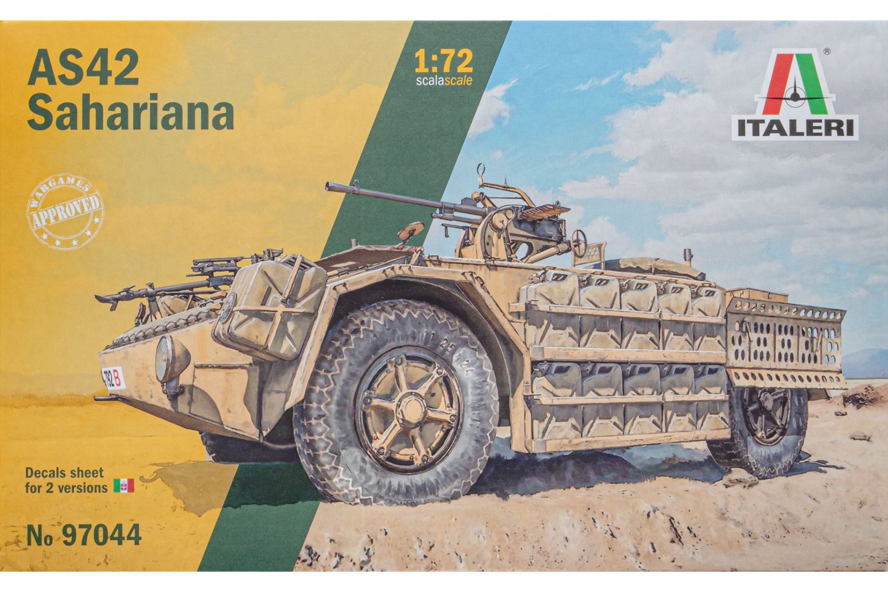 Italeri IT97044 SPA-Viberti AS 42 Sahariana, model kit