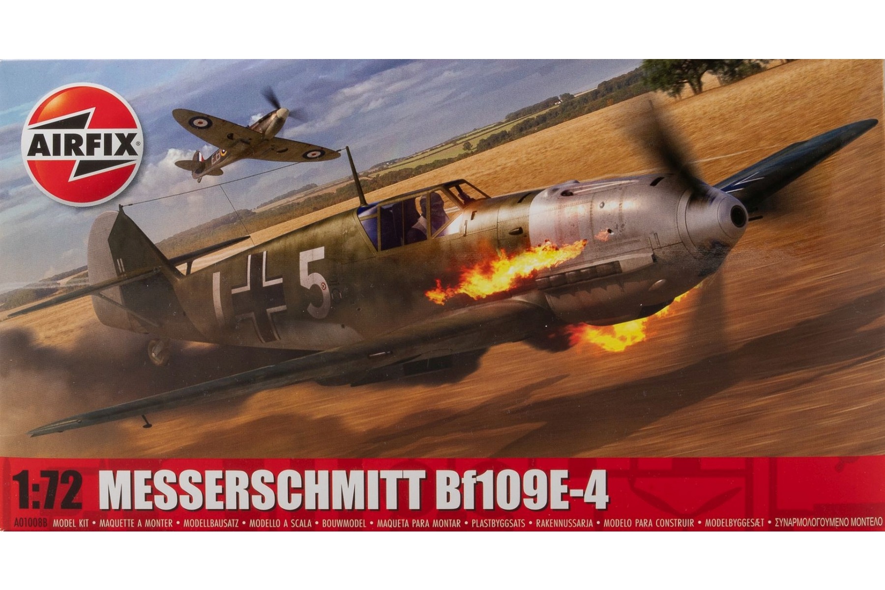 Airfix A01008B Messerschmitt Bf109E-4, model kit