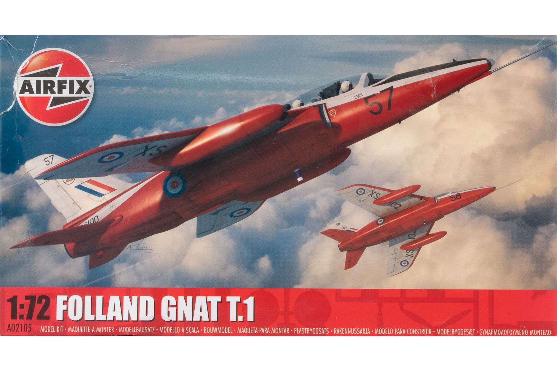 Airfix A02105 Folland Gnat T.1, model kit