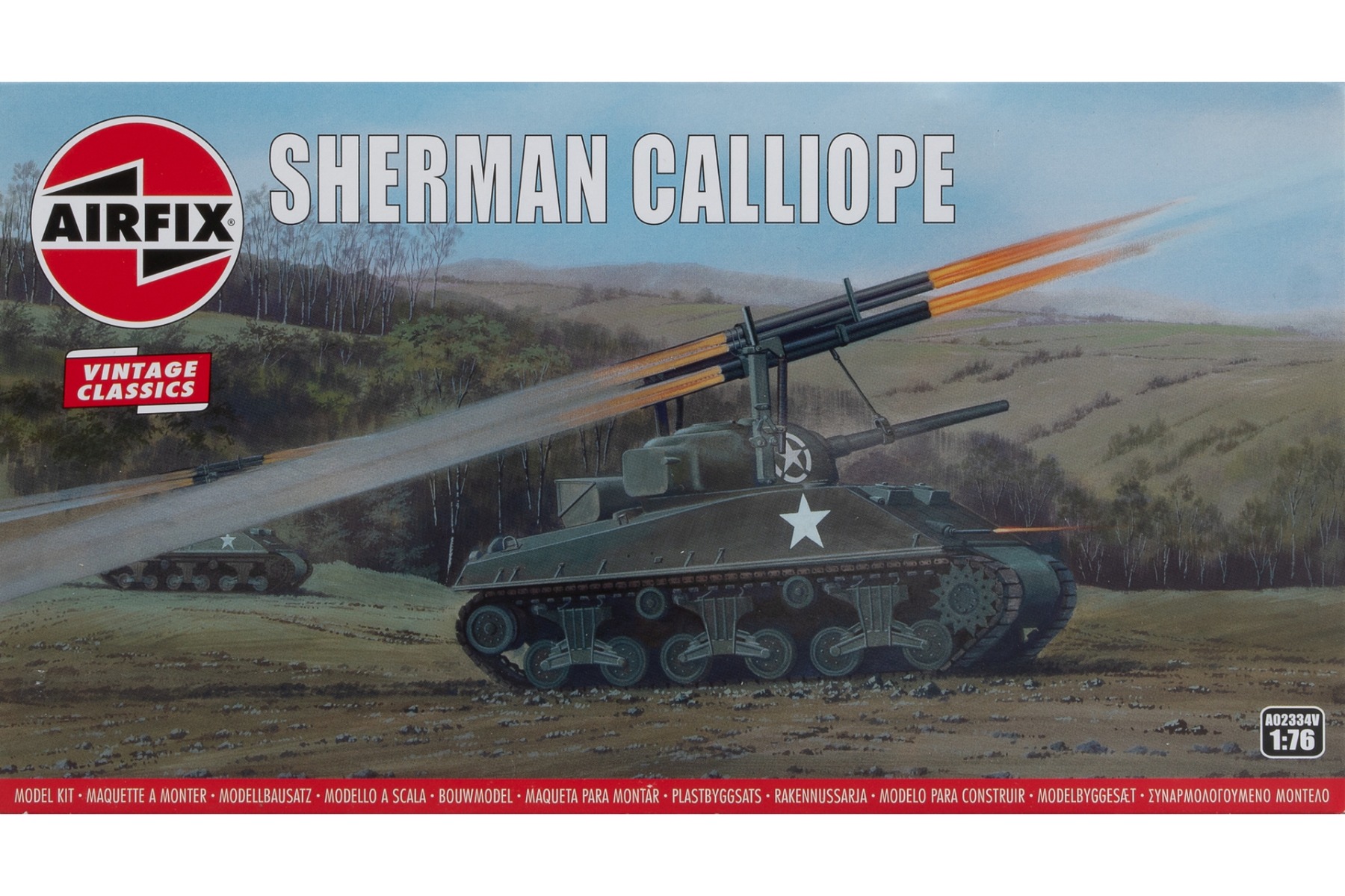 Airfix A02334V Sherman Calliope, model kit