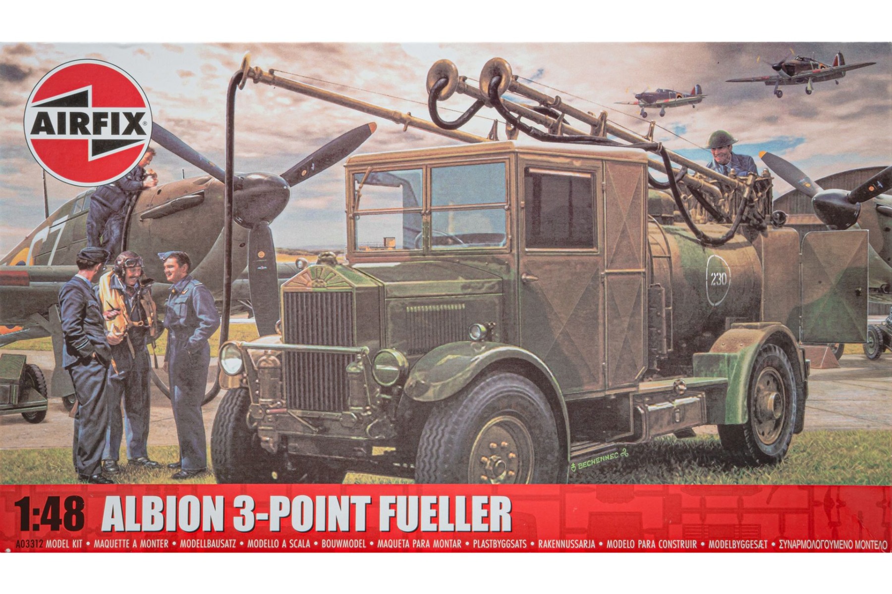 Airfix A03312 Albion 3-Point Fueller, model kit