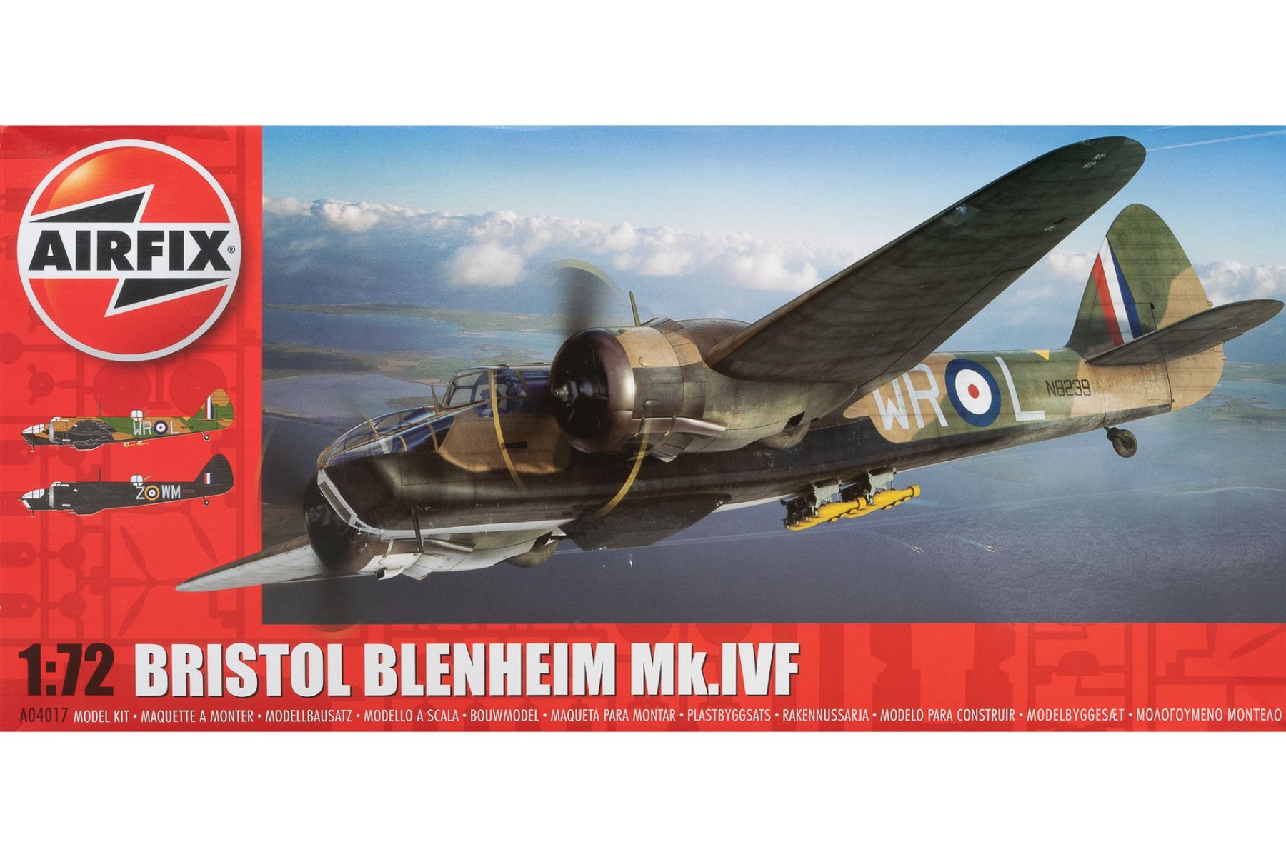 Airfix A04017 Bristol Blenheim Mk.IVF, model kit