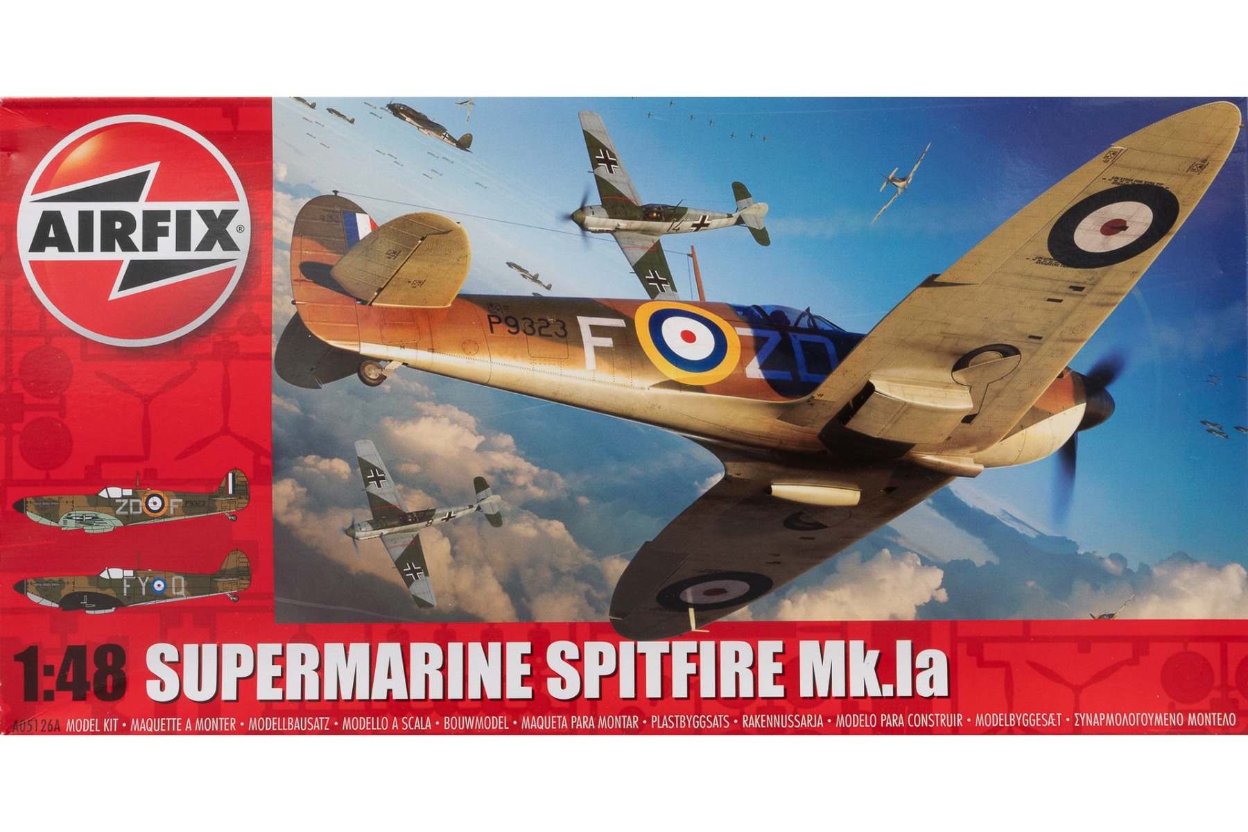 Airfix A05126A Supermarine Spitfire Mk.Ia, model kit