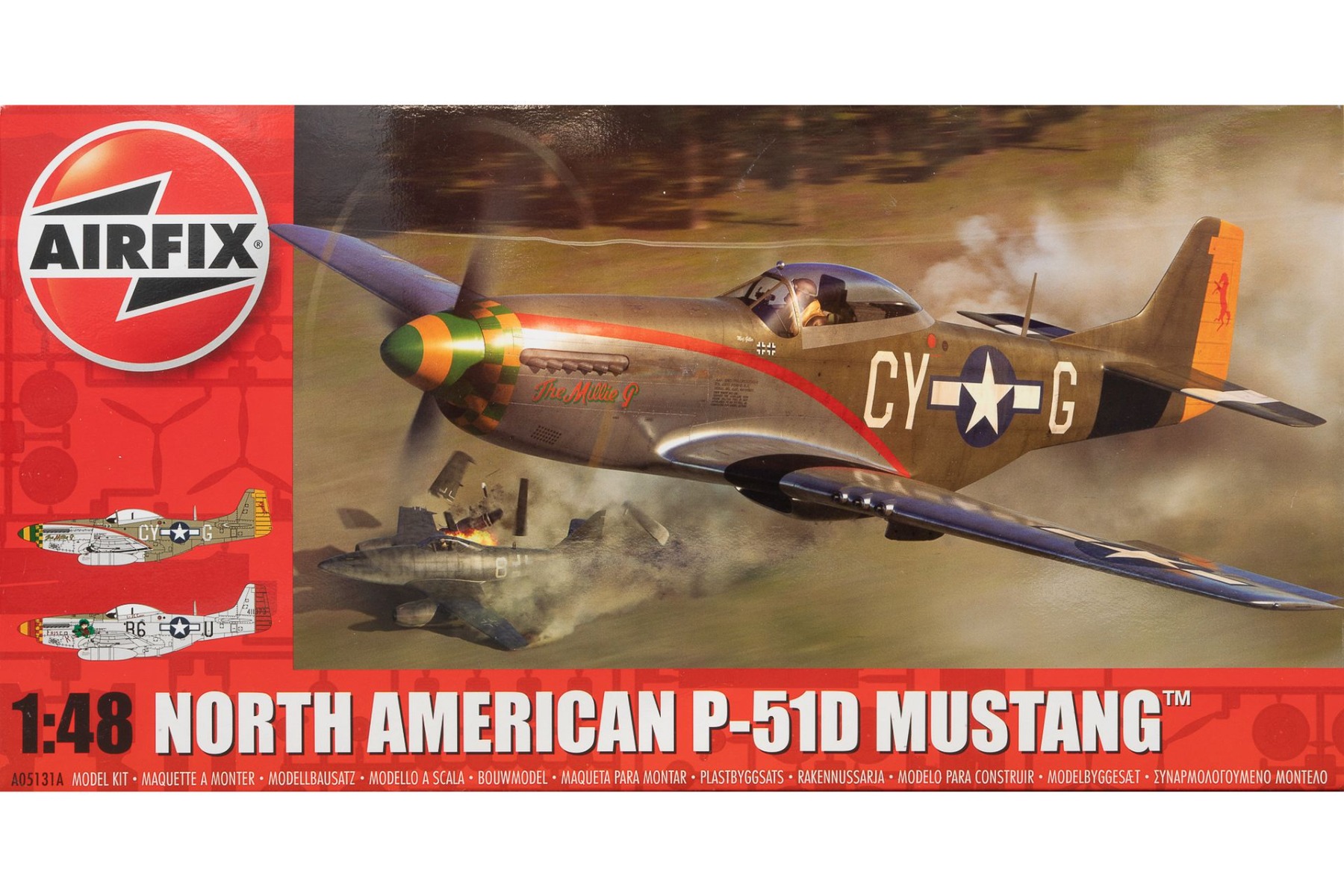 Airfix A05131A North American P-51D Mustang, model kit