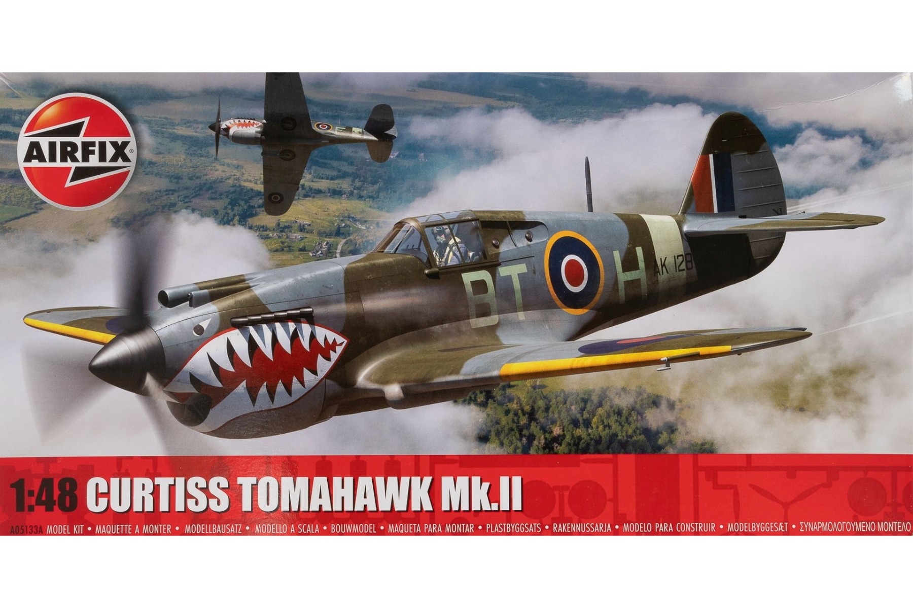 Airfix A05133A Curtiss Tomahawk Mk.II, model kit