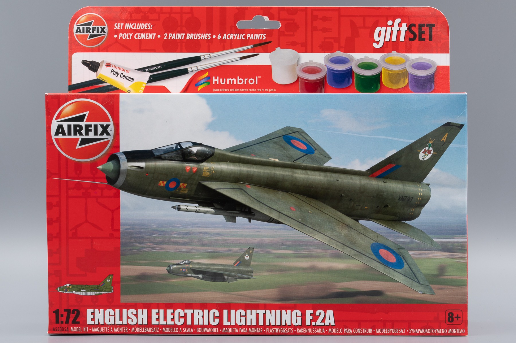 Airfix A55305A English Electric Lightning F.2A (Gift Set), model kit set