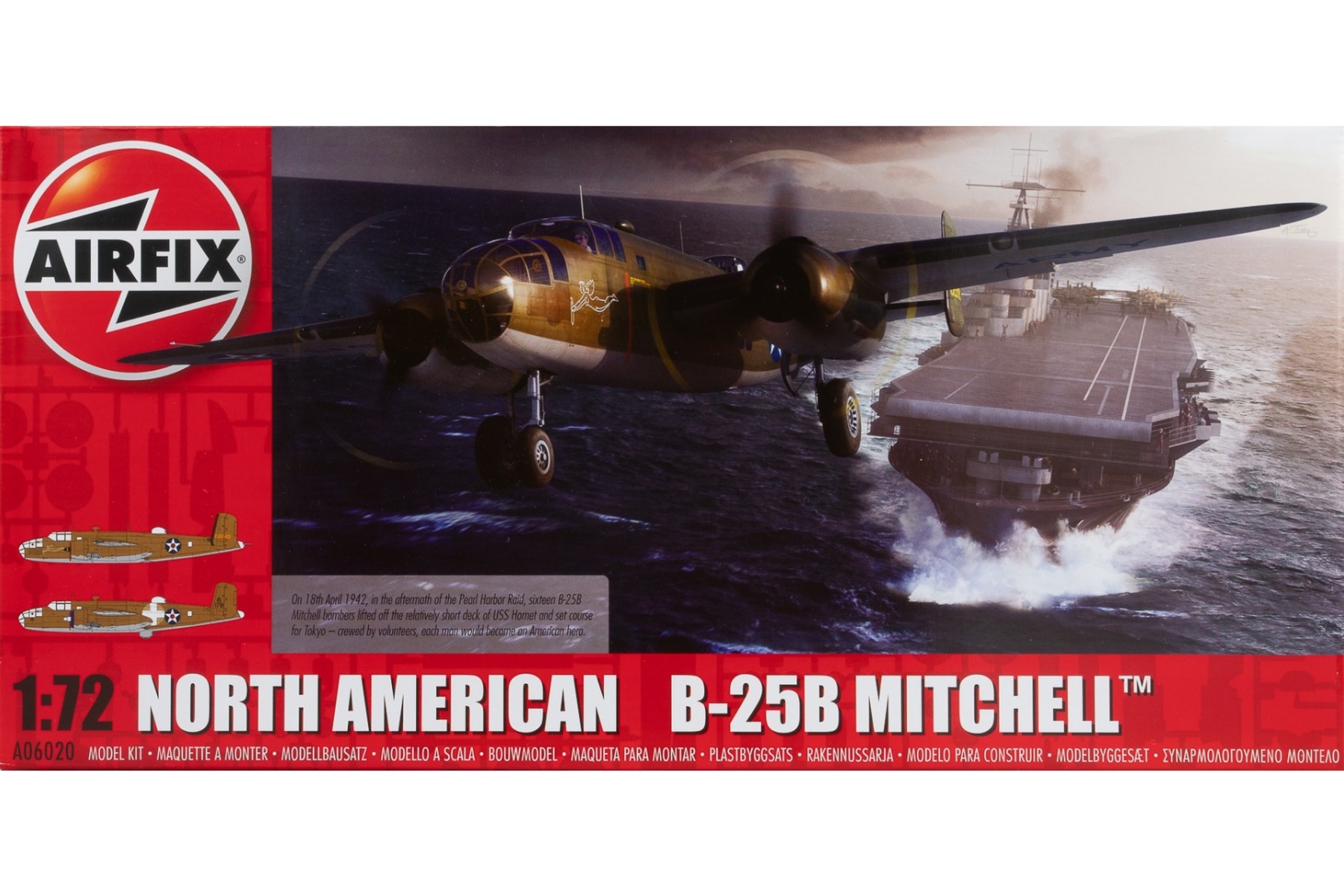 Airfix A06020 North American B-25B Mitchell, model kit