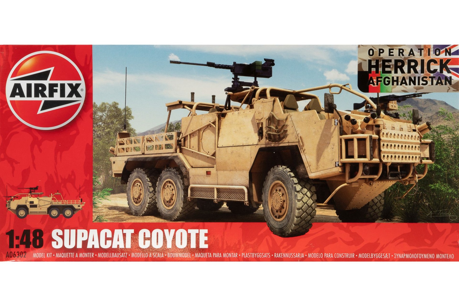 Airfix A06302 Supacat Coyote (Operation Herrick Afghanistan), model kit