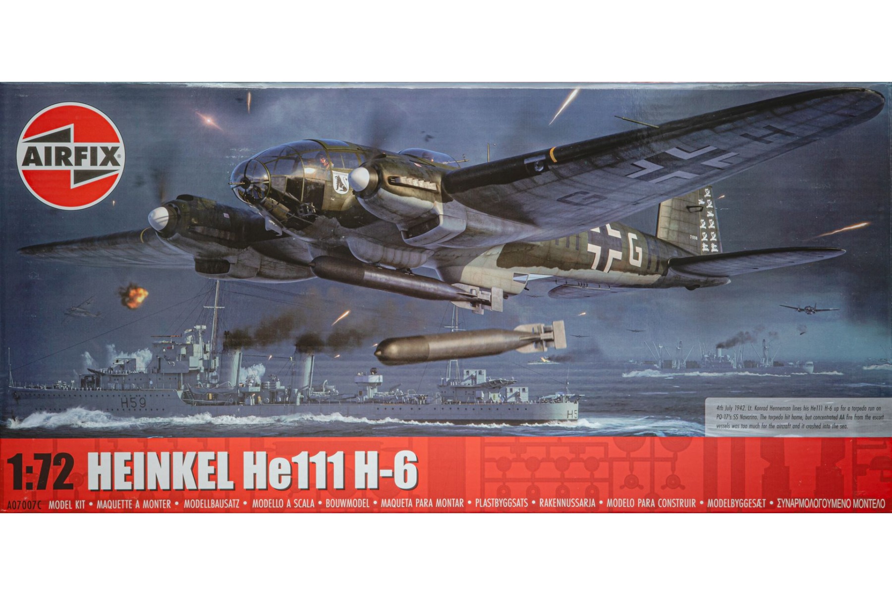 Airfix A07007C Heinkel He111 H-6, model kit
