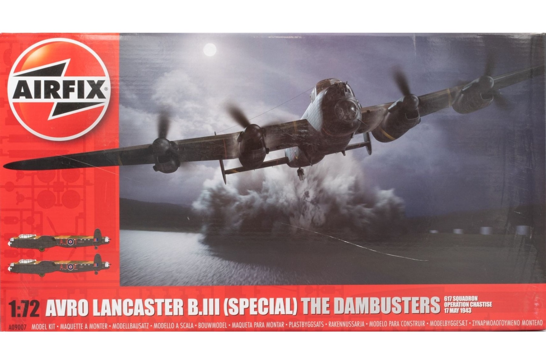 Airfix A09007 Avro Lancaster B.III (Special) 'The Dambusters' 617 Squadron | Operation Chastise 17 May 1943, model kit