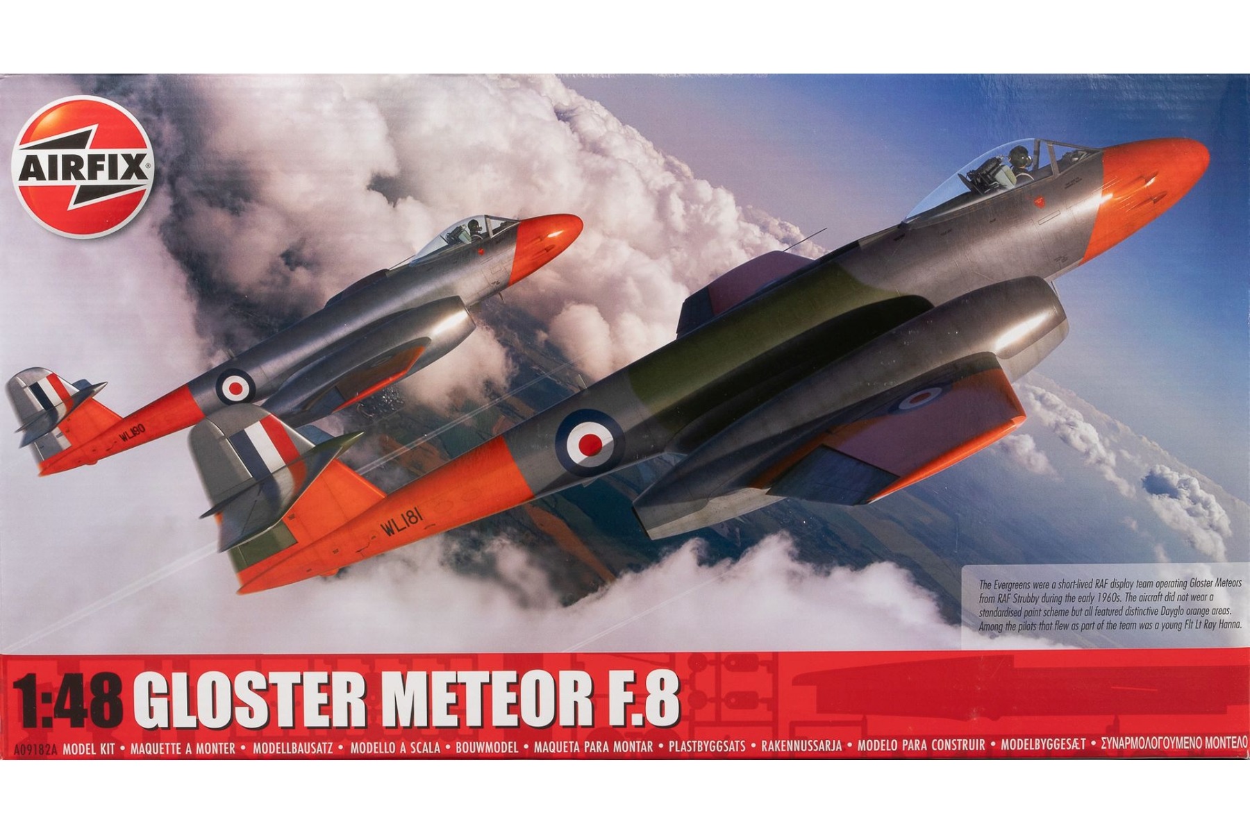 Airfix A09182A Gloster Meteor F.8, model kit