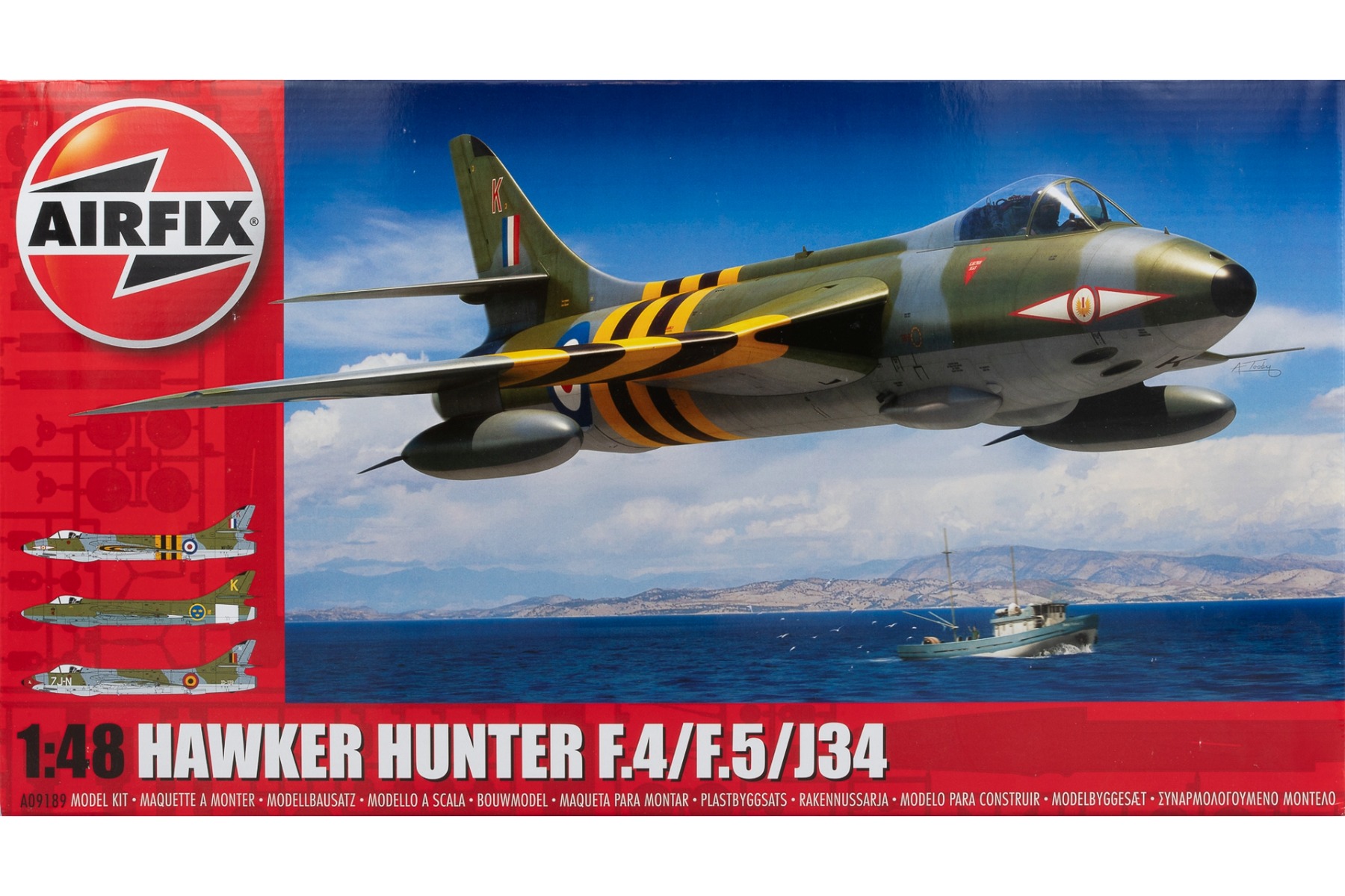 Airfix A09189 Hawker Hunter F.4/F.5/J.34, model kit