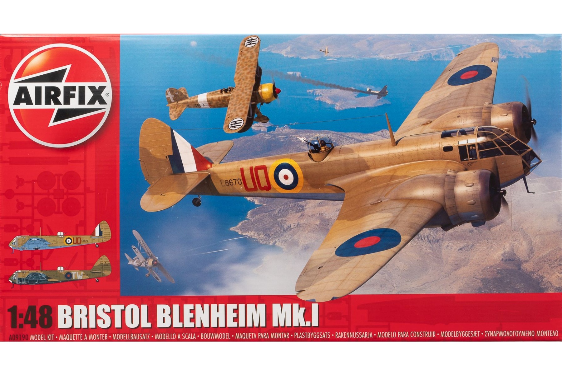 Airfix A09190 Bristol Blenheim Mk.I, model kit