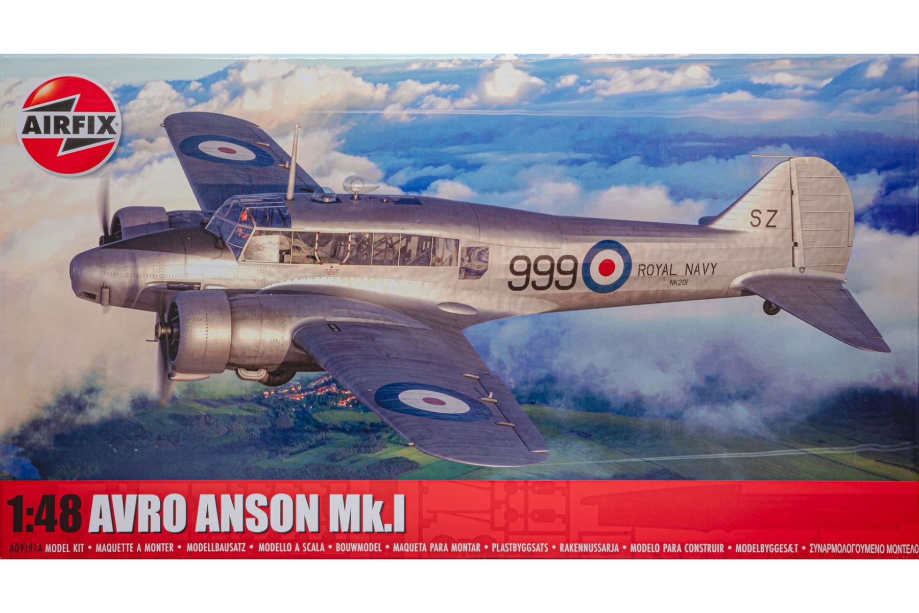 Airfix A09191A Avro Anson Mk.I, model kit