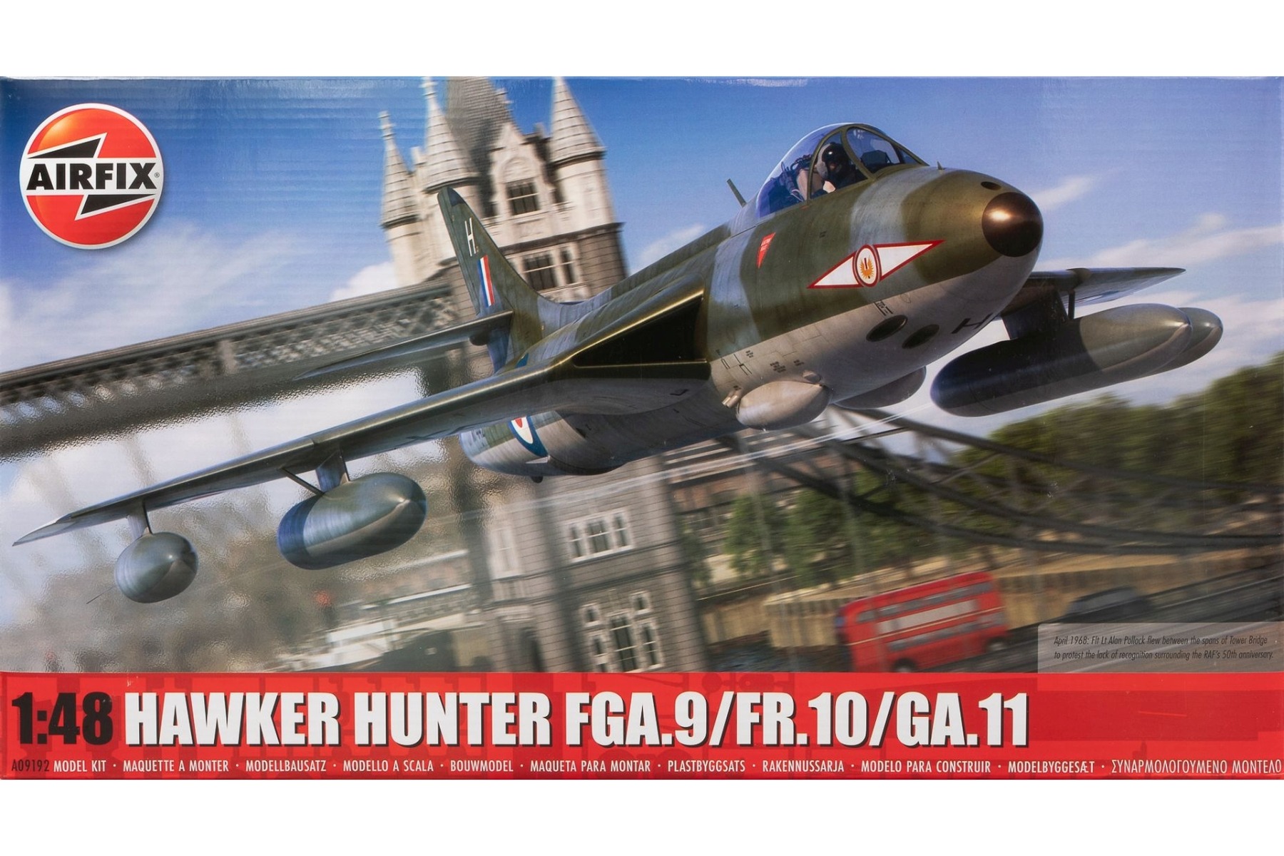 Airfix A09192 Hawker Hunter FGA.9/FR.10/GA.11, model kit