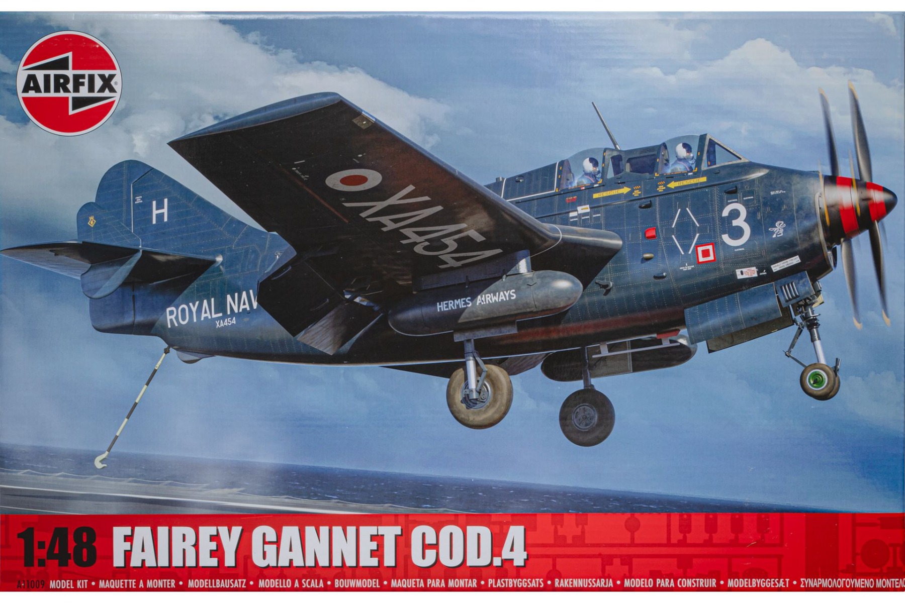 Airfix A11009 Fairey Gannet COD.4, model kit