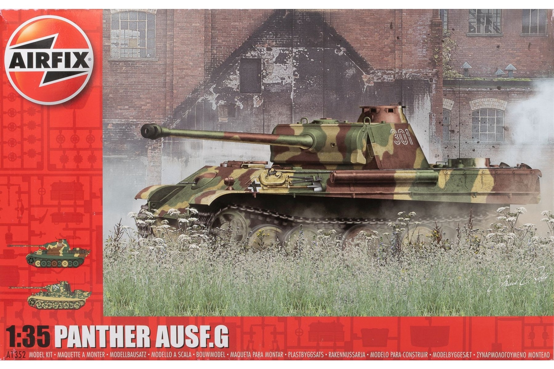 Airfix A1352 Panther Ausf. G, model kit